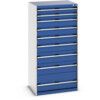 CUBIO SL-8616-9.2 DRAWER CABINET (200KG) GREY / BLUE thumbnail-0