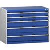 CUBIO SL-1068-5.2 DRAWER CABINET (200KG) GREY / BLUE thumbnail-0