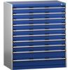 CUBIO SL-10612-10.2 DRAWER CABINET (200KG) GREY / BLUE thumbnail-0