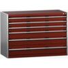 CUBIO SL-1369-6.2 DRAWER CABINET (200KG) GREY / RED thumbnail-0