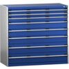 CUBIO SL-13612-8.2 DRAWER CABINET (200KG) GREY / BLUE thumbnail-0