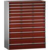 CUBIO SL-13616-11.2 DRAWER CABINET (200KG) GREY / RED thumbnail-0