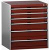 CUBIO SL-879-6.4 DRAWER CABINET (200KG) GREY / RED thumbnail-0