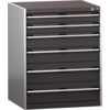 CUBIO SL-8710-6.2 DRAWER CABINET (200KG) GREY / ANTHRACITE thumbnail-0