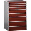 CUBIO SL-8712-8.2 DRAWER CABINET (200KG) GREY / RED thumbnail-0