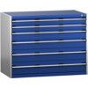 CUBIO SL-13710-6.2 DRAWER CABINET (200KG) GREY / BLUE thumbnail-0