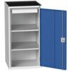 VERSO CUPBOARD W/ 2 SHELVES 1 DRAWER 525X550X1015 RAL7035/50150 thumbnail-0