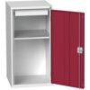 VERSO CUPBOARD WITH 1 SHELF 1 DRAWER 525X550X1000H RAL7035/3004 thumbnail-0