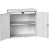 VERSO CUPBOARD WITH 1 SHELF AND 2 DRAWERS 1050X550X1000H RAL7035 thumbnail-0