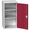 VERSO CUPBOARD WITH 2 SHELVES 525X550X1000H RAL7035/3004 thumbnail-0