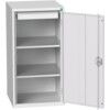 VERSO CUPBOARD WITH 2 SHELVES AND 1 DRAWER 525X550X1000H RAL7035 thumbnail-0