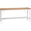 VERSO 2000X600MM BENCH WITH HALF DEPTH BASE SHELF & MPX TOP thumbnail-0