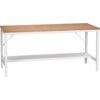 VERSO 2000X800MM BENCH WITH HALF DEPTH BASE SHELF & MPX TOP thumbnail-0