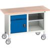 16923200.11 Verso Mobile Storage Bench 1250mm x 600mm x 830mm thumbnail-0