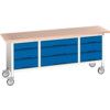 16923233.11 Verso Mobile Storage Bench 2000mm x 600mm x 830mm thumbnail-0