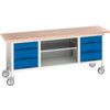 16923234.11 Verso Mobile Storage Bench 2000mm x 600mm x 830mm thumbnail-0