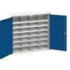 Verso Storage Cabinet, 2 Doors, Blue, 2000 x 800 x 350mm thumbnail-0