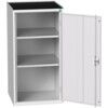 VERSO CUPBOARD WITH 2 SHELVES 525X550X1015H RAL7035 thumbnail-0