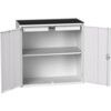 VERSO CUPBOARD WITH 1 SHELF AND 2 DRAWERS 1050X550X1015H RAL7035 thumbnail-0