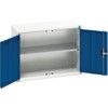 Verso Wall Cabinet, Single Door,Blue/Grey, 600 x 800 x 350mm thumbnail-0