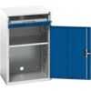 Verso, Computer Workstation, Blue/Light Grey, 1050mm x 650mm x 550mm thumbnail-0