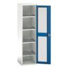 Verso Storage Cabinet, Single Clearview Door, Blue, 2000 x 525 x 550mm thumbnail-0