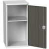 VERSO CUPBOARD WITH 1 SHELF 525X550X1000H RAL7035/7016 thumbnail-0