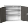 VERSO CUPBOARD WITH 2 SHELVES 1050X350X1000H RAL7035/7016 thumbnail-0