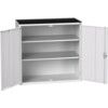 VERSO CUPBOARD WITH 2 SHELVES 1050X550X1015H RAL7035 thumbnail-0