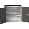 VERSO CUPBOARD WITH 2 SHELVES 1050X550X1015H RAL7035/7016 thumbnail-0