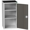 VERSO CUPBOARD WITH 2 SHELVES 525X550X1015H RAL7035/7016 thumbnail-0