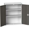 VERSO CUPBOARD WITH 2 SHELVES 800X350X1000H RAL7035/7016 thumbnail-0