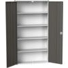 VERSO CUPBOARD WITH 4 SHELVES 1050X350X2000H RAL7035/7016 thumbnail-0