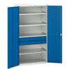 Verso Storage Cabinet, 2 Doors, Blue, 2000 x 1050 x 550mm thumbnail-0