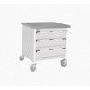 Cubio, Mobile Workbench, Light Grey, 840mm x 750mm x 750mm thumbnail-0