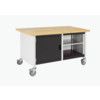 Cubio, Mobile Workbench, Anthracite Grey, 840mm x 1500mm x 750mm thumbnail-0