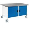 Cubio, Mobile Workbench, Light Grey, 840mm x 1500mm x 750mm thumbnail-0