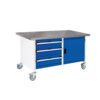 Cubio, Mobile Workbench, Light Grey, 840mm x 1500mm x 750mm thumbnail-0