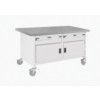 Cubio, Mobile Workbench, Light Grey, 840mm x 1500mm x 750mm thumbnail-0