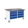 Cubio, Mobile Workbench, Light Grey, 840mm x 1500mm x 750mm thumbnail-0