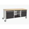 Cubio, Mobile Workbench, Anthracite Grey, 840mm x 2000mm x 750mm thumbnail-0