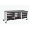 Cubio, Mobile Workbench, Anthracite Grey, 840mm x 2000mm x 750mm thumbnail-0