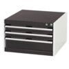 CUBIO DRAWER CABINET WITH 3 DRAWERS 650X750X400H thumbnail-0