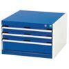 CUBIO DRAWER CABINET WITH 3 DRAWERS 650X750X400H thumbnail-0