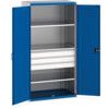 Steel, Cubio Kitted Cupboard, Blue/Grey, 2000mm x 1050mm x 650mm thumbnail-0