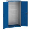 Cubio Storage Cabinet, 2 Doors, Blue, 2000 x 1050 x 650mm thumbnail-0