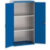 CUBIO CUPBOARD WITH PERFO DOORS &2 SHELVES 1050X650X2000H thumbnail-0