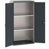 CUBIO CUPBOARD WITH PERFO DOORS &2 SHELVES 1050X650X2000H thumbnail-0