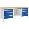 41002073.11V Cubio 6-Drawer Workbench, KW 2078 thumbnail-0