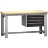 CUBIO BENCH (MPX) WITH 3 DRAWER CABINET 1500X750X840H thumbnail-0